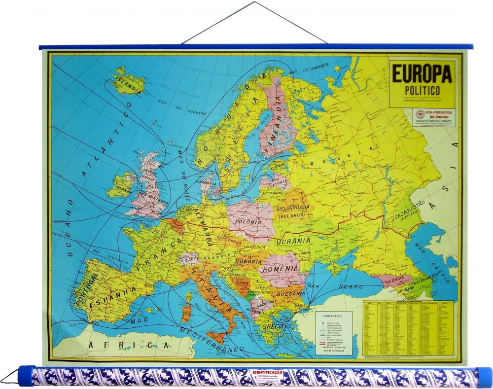 Europa Político - Embalagem unipak 