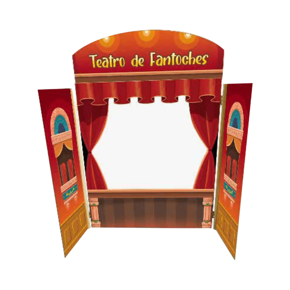 TEATRO DE FANTOCHES EM MADEIRA