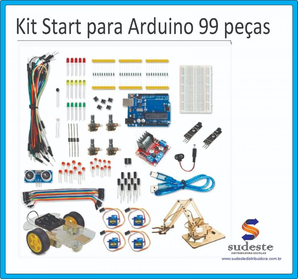 Kit Start para Arduino 99 peças