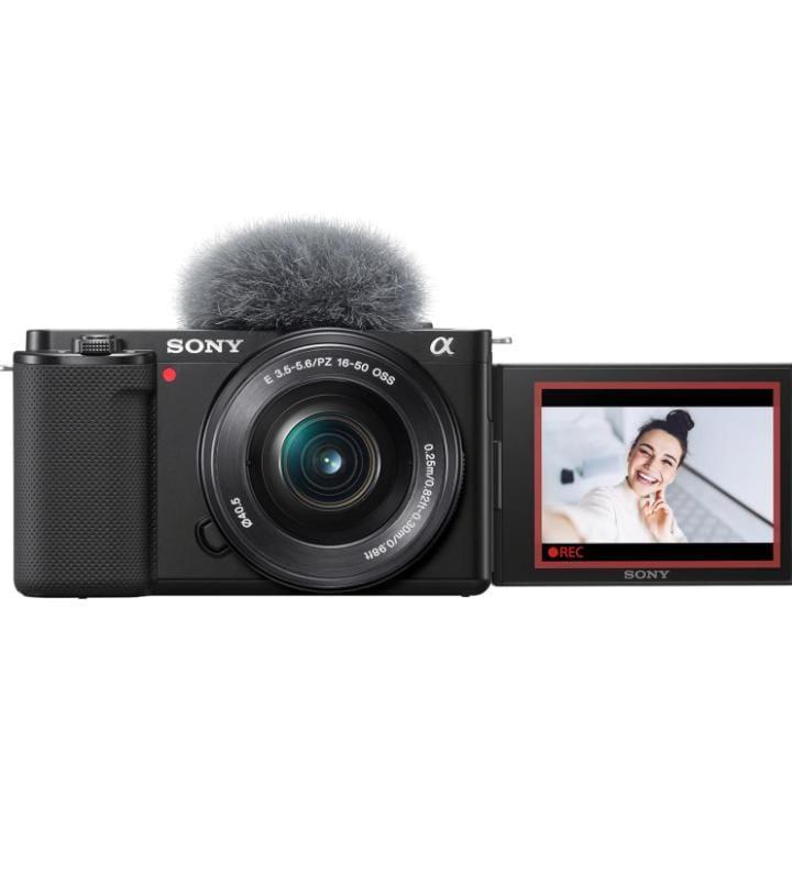 Sony Alpha ZV-E10 - Kit de câmera Vlog sem espelho com lentes intercambiáveis APS-C - Preto
